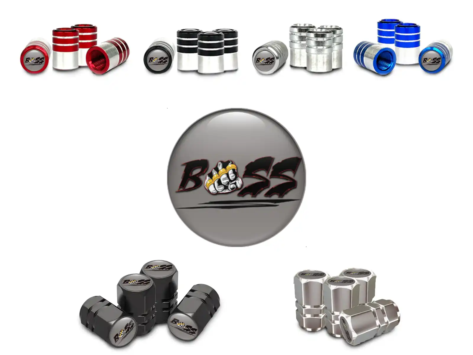 Bouchons De Valve Autos Finition Polie